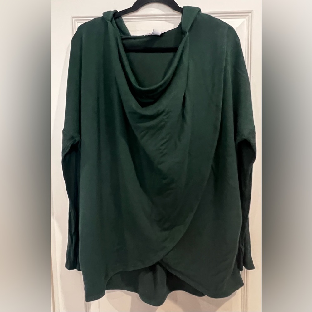 Purana Wrap Sweatshirt Dark Green